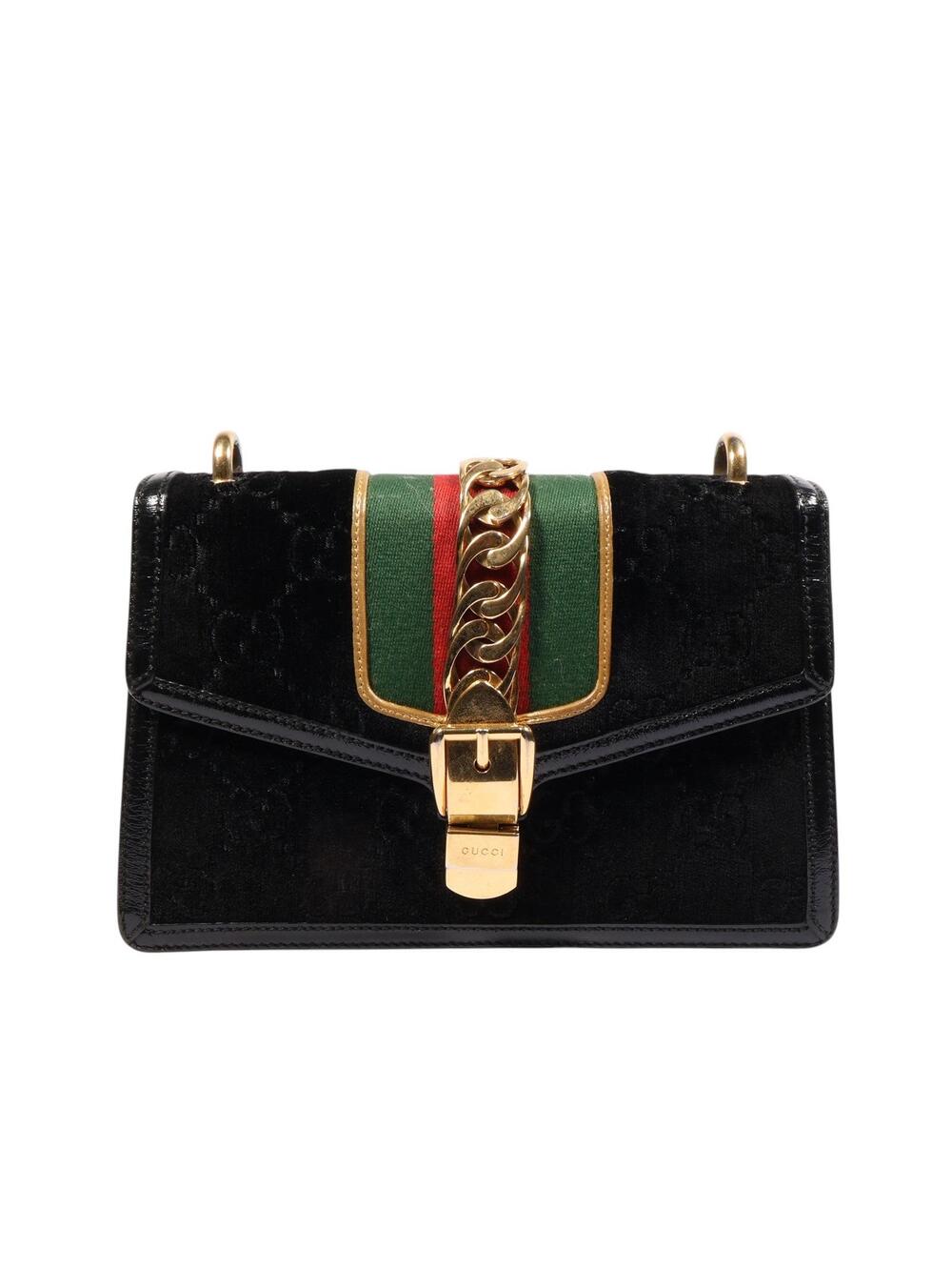 Gucci Velvet Sylvie Small Shoulder Bag #353211F56B